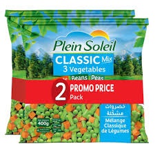PLEIN SOLEIL CLASSIC MIX 3 VEGETABLES 400g